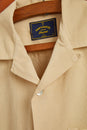 Cream Cord Camp Collar Shirt