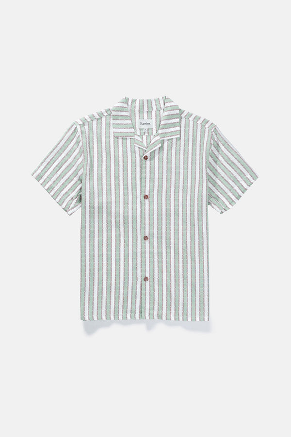 Sea Green Vacation Stripe Shirt