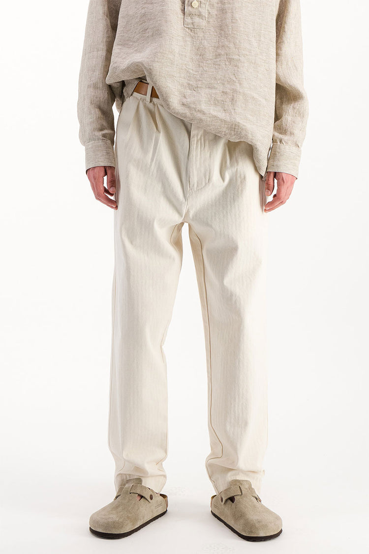 Off White Double Pleat Pants