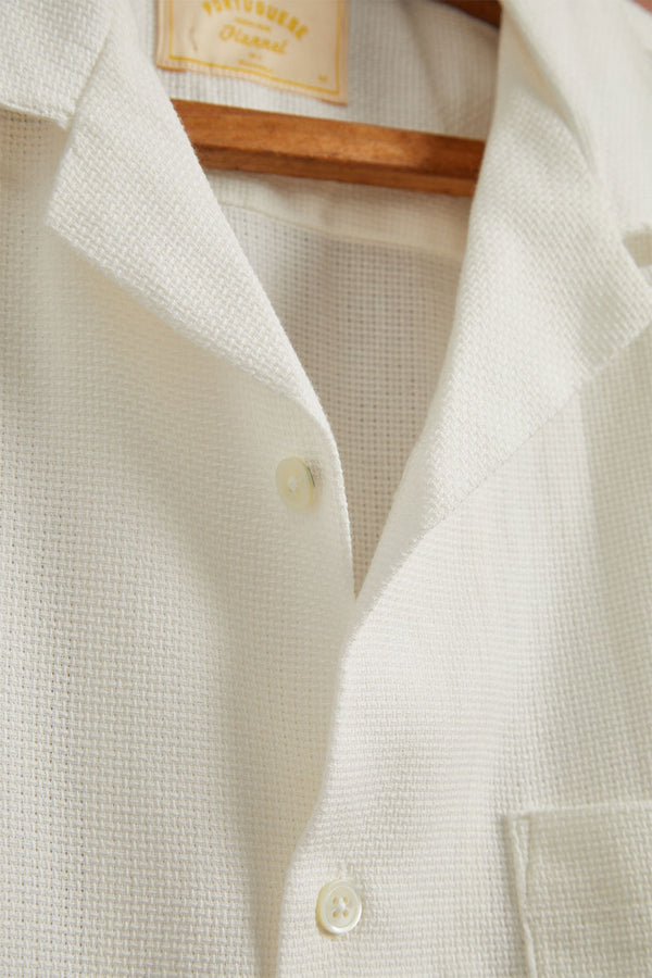 White Pique Shirt