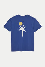 Blue Dantas Palm Print T-Shirt