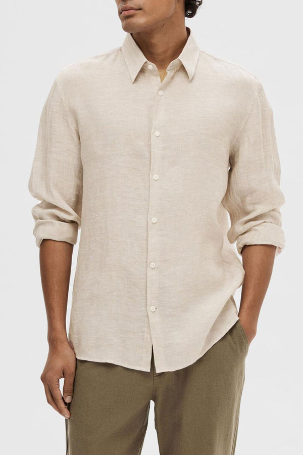 Pure Cashmere Reg Linen Shirt