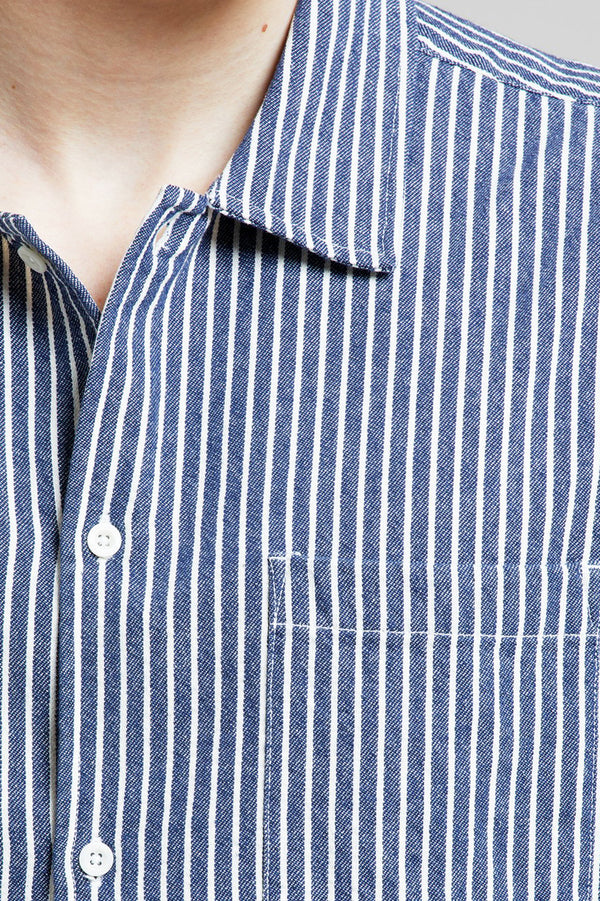 Stripe Blue Brantevik Work Shirt