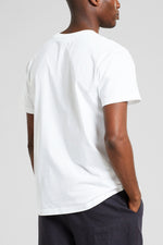 White Stockholm BBQ Embroidery T-Shirt