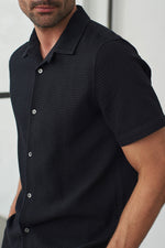 Eco Crepe Black Kuno Shirt