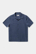 Eco Crincle Blue Kuno Shirt
