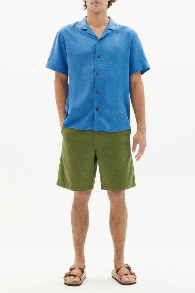 Heritage Blue Hemp Jules Shirt