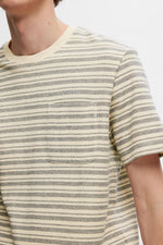 Asphalt Sune Stripe Pocket Tee