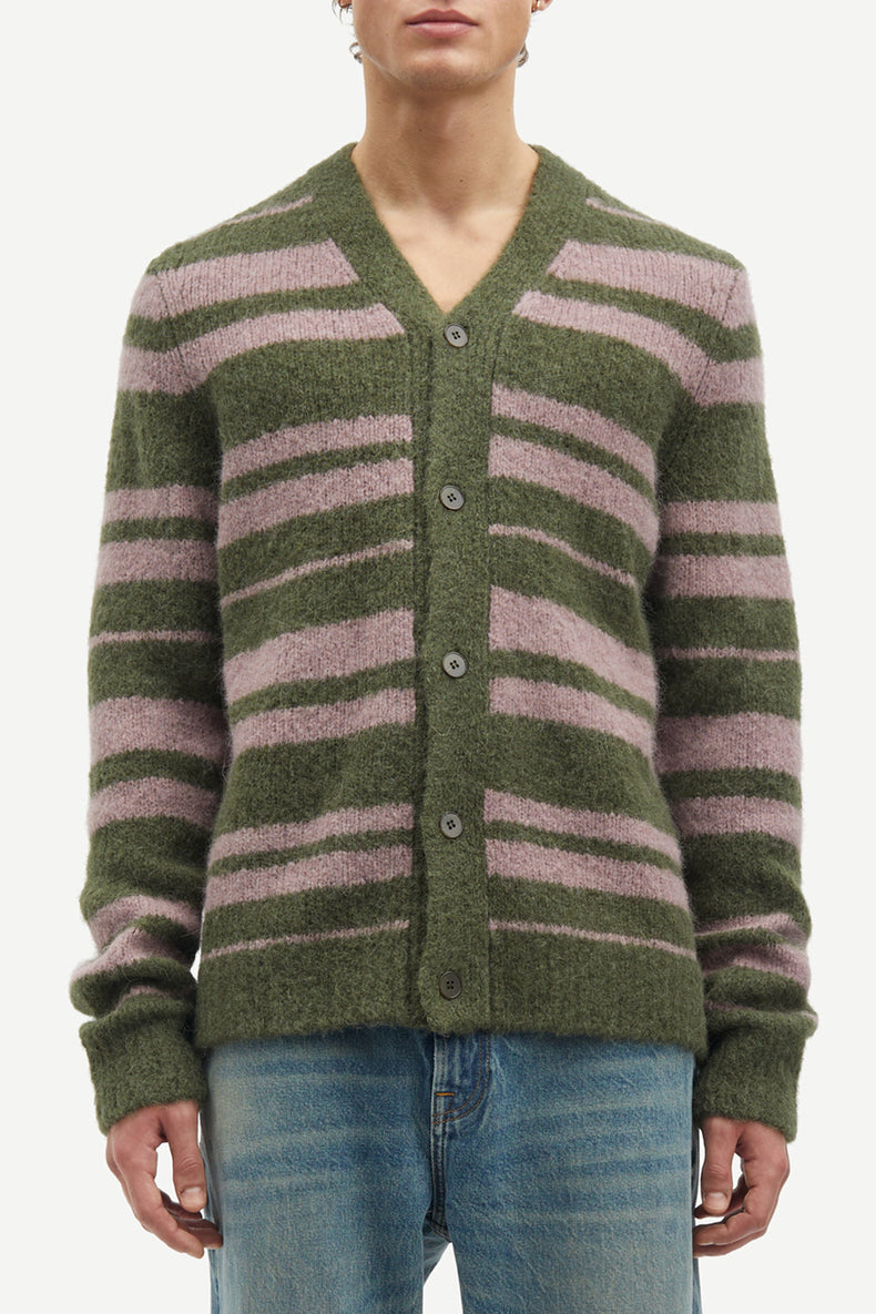 Forest Night Stripe Saarin Cardigan