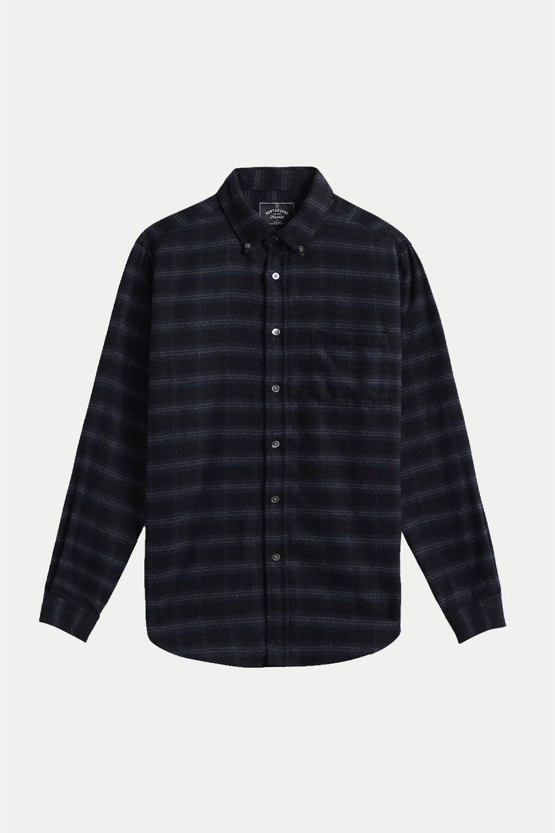 Navy Check Cachal Shirt