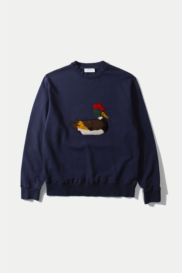 Navy Duck Hunt Sweater