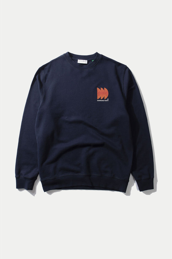 Navy Edmmond Radio Texture Sweater