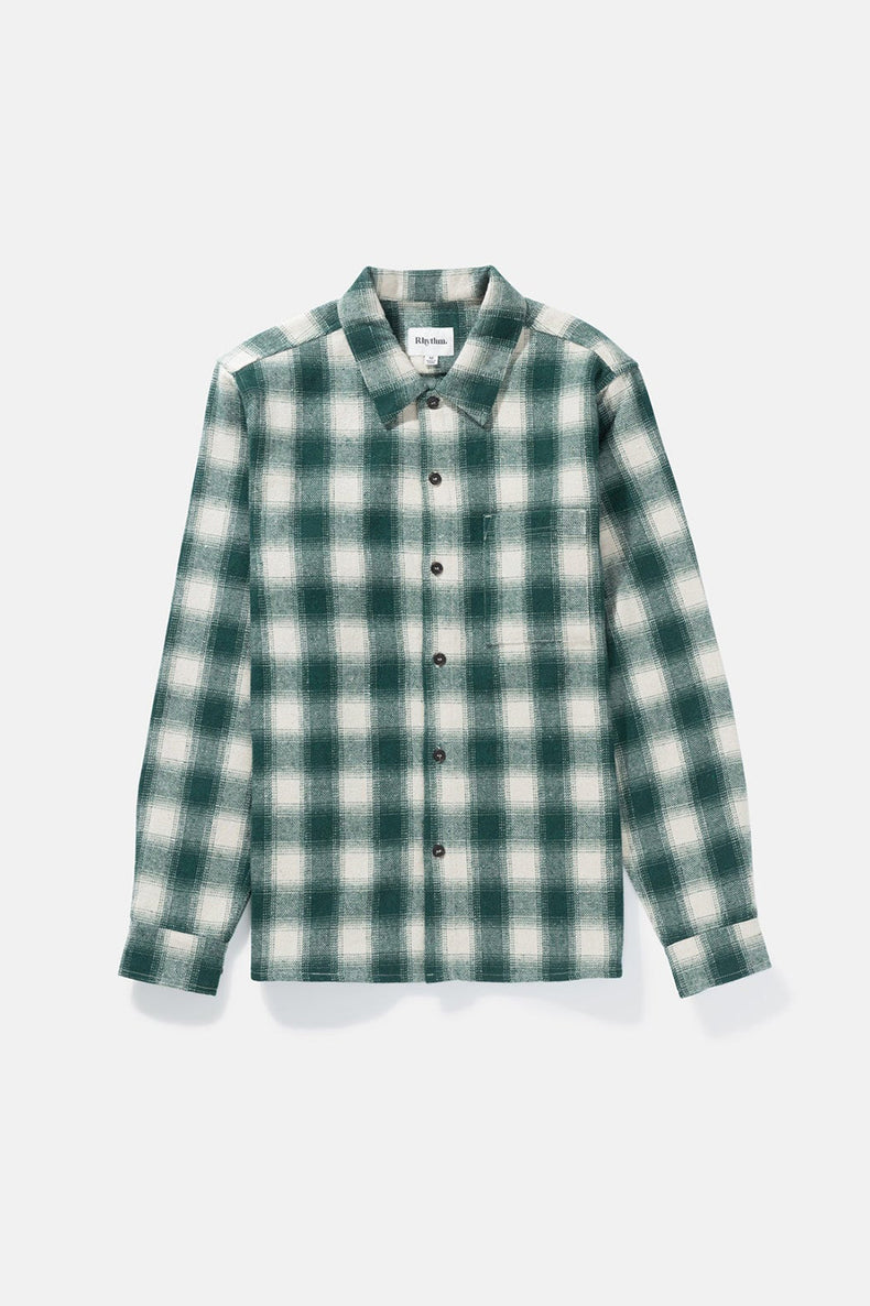 Green Plaid Flannel Shirt