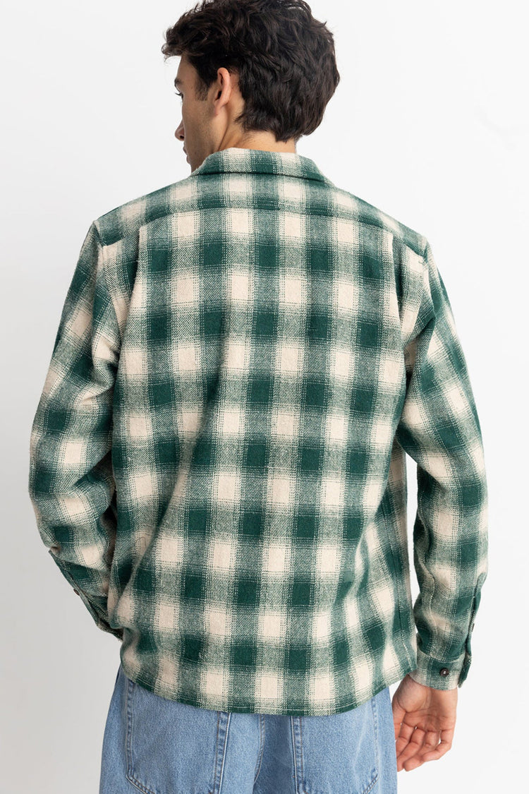 Green Plaid Flannel Shirt