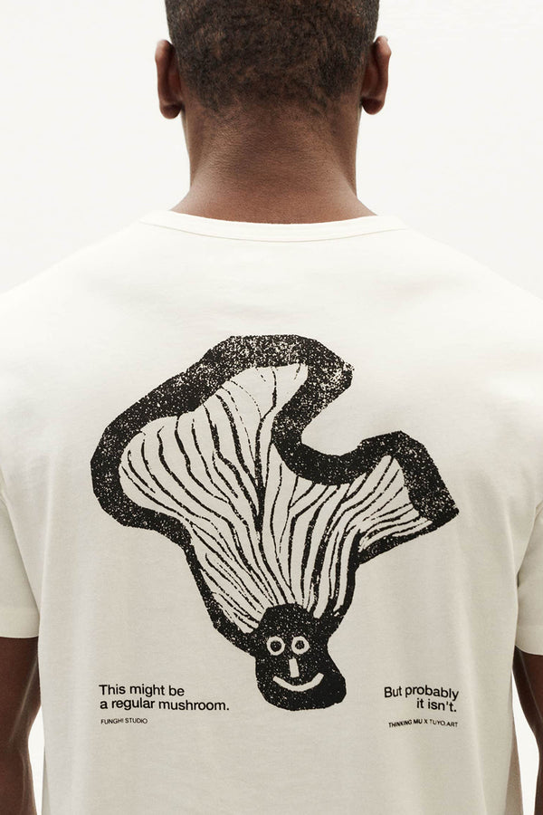 White Funghi Back Tee