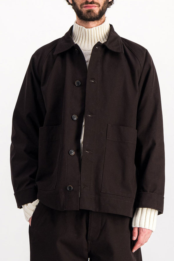 Dark Brown Coach Twill Jacket