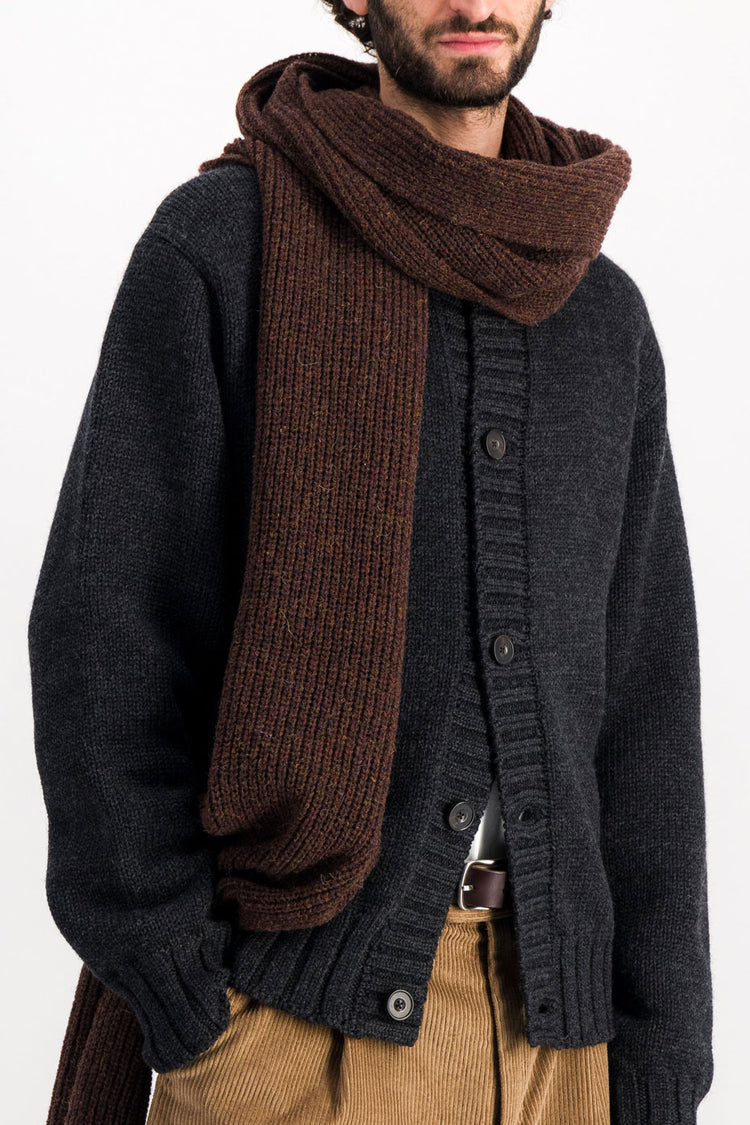 Dark Grey Melange Hector Cardigan