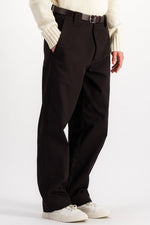 Dark Brown Dad Twill Pants