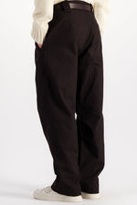 Dark Brown Dad Twill Pants