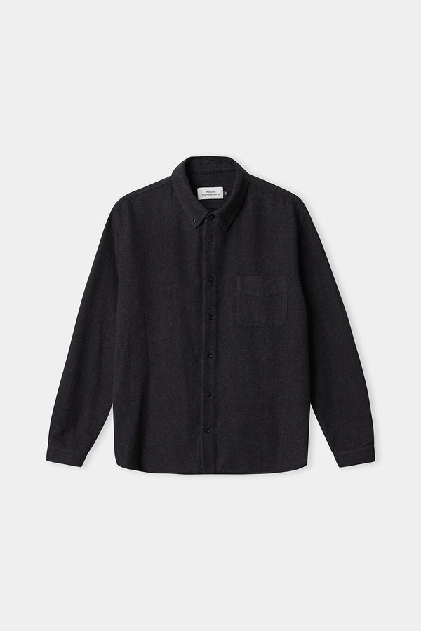 Eco Flannel Melange Black Ken Shirt