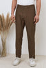 Winter Linen Camel Jostha Trousers