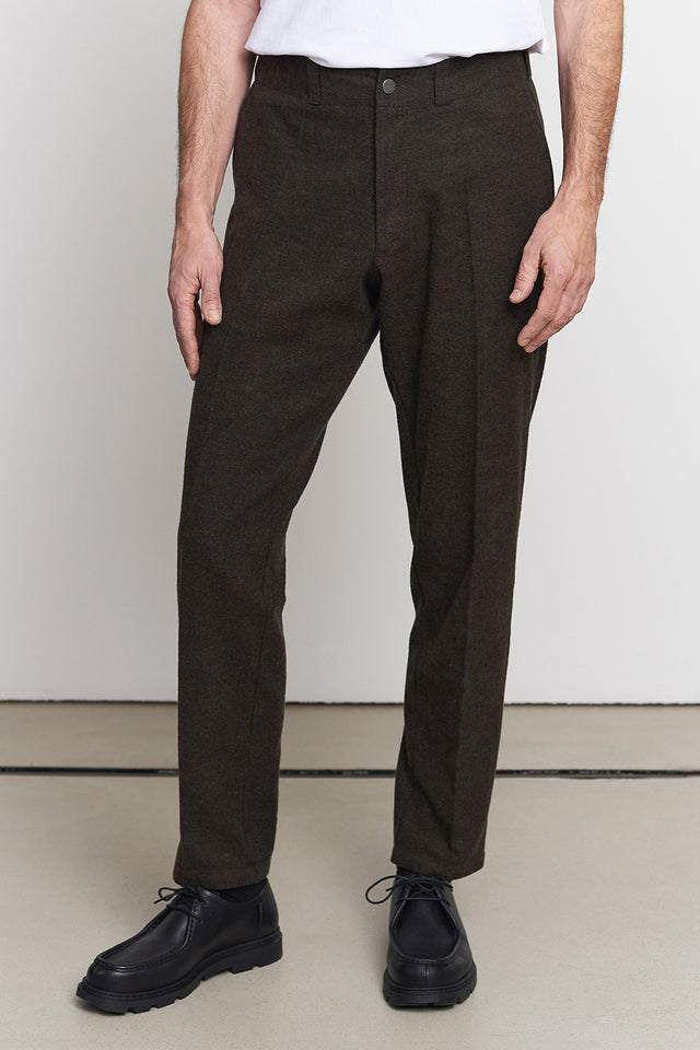 Eco Flannel Brown Jostha Trousers