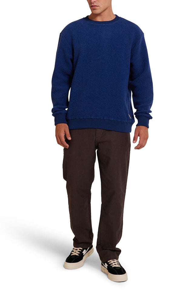 Blue Reo Textured Fleece