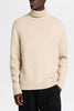 Oatmeal Cody Knit Relaxed Roll Neck