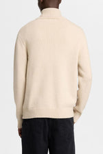 Oatmeal Cody Knit Relaxed Roll Neck