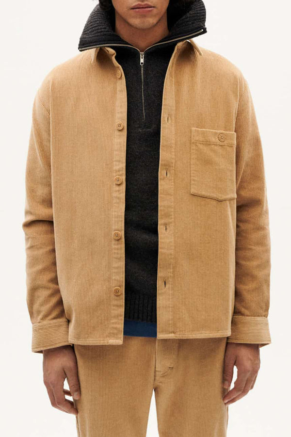 Cloud Cream Corduroy Theo Overshirt