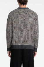 Flint Gray Asphalt Harry Relaxed Knit Jumper