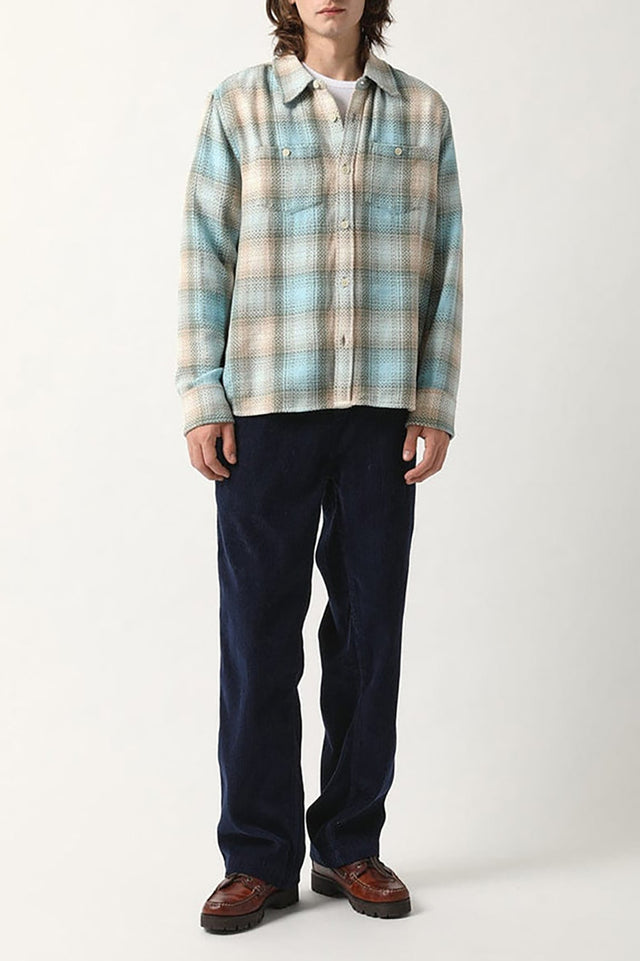 Blue Acid Plaid Lake View Shirt