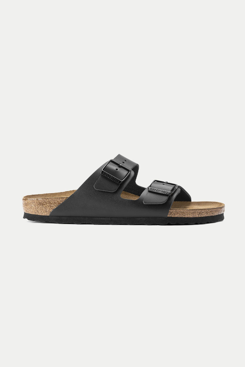 Black Arizona Leather Sandal Mens