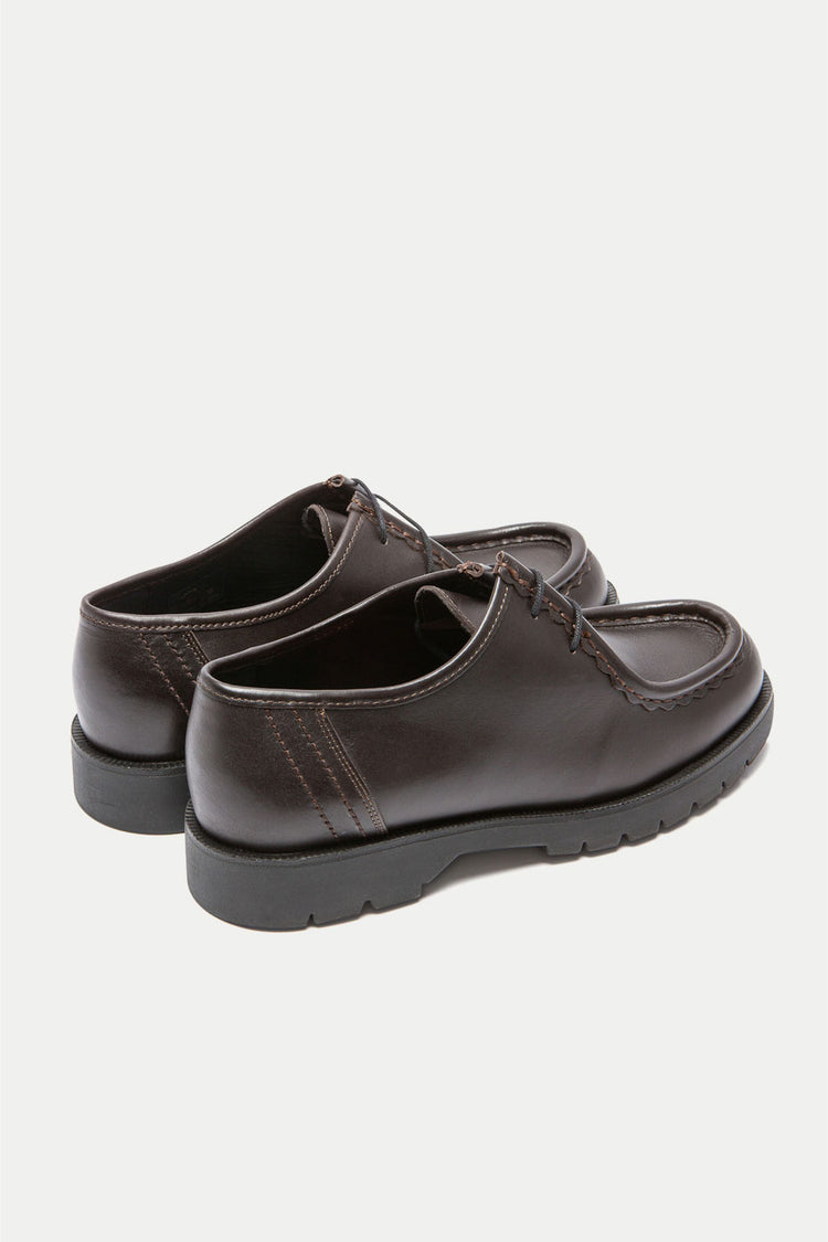 Dark Brown Padror Lace Up Shoes Mens