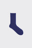 Purple Premium Lambswool Ribbed Socks