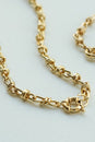 Gold Plated Polly Sayer Knot Chain Necklace
