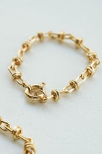 Gold Plated Polly Sayer Knot Bracelet