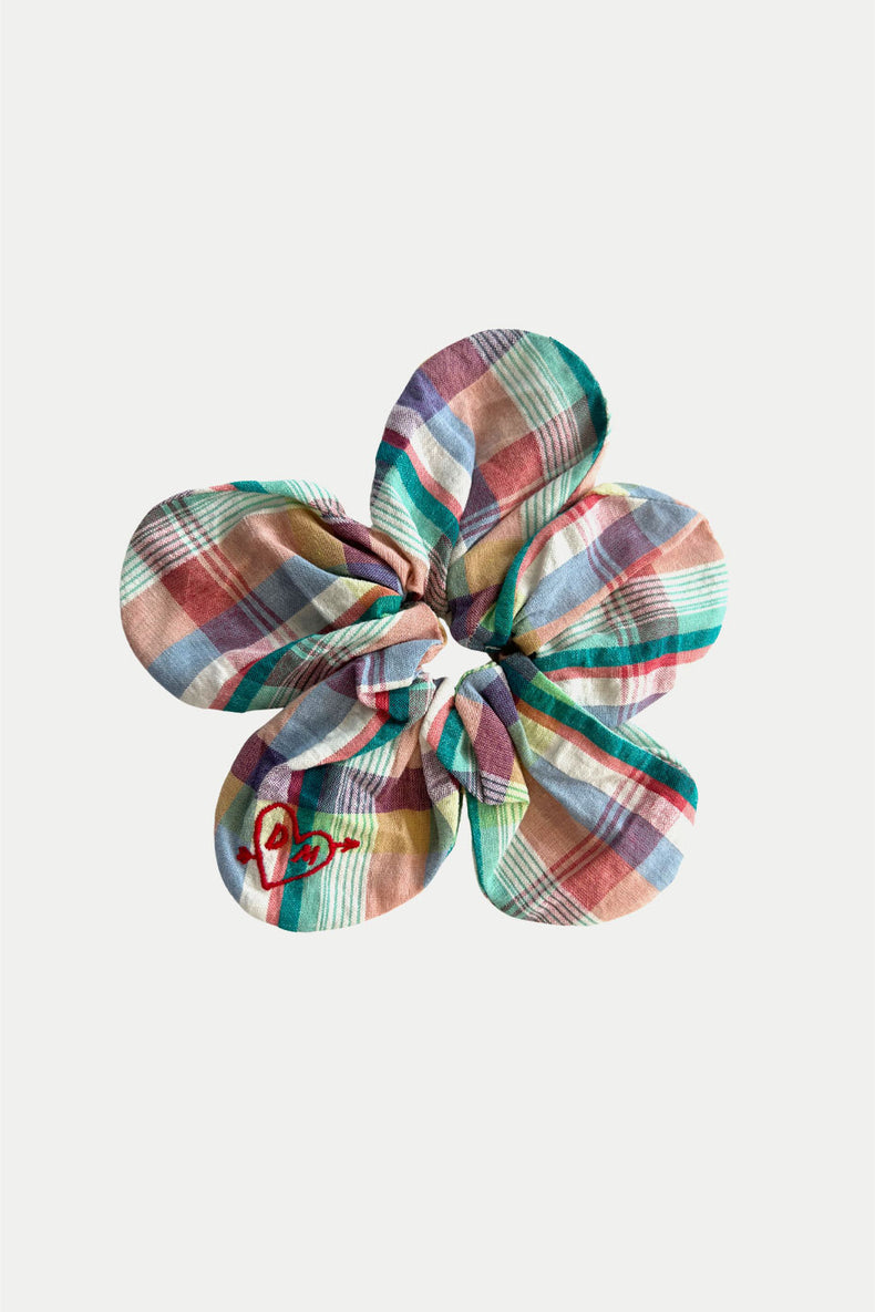 Multi Flower Scrunchie