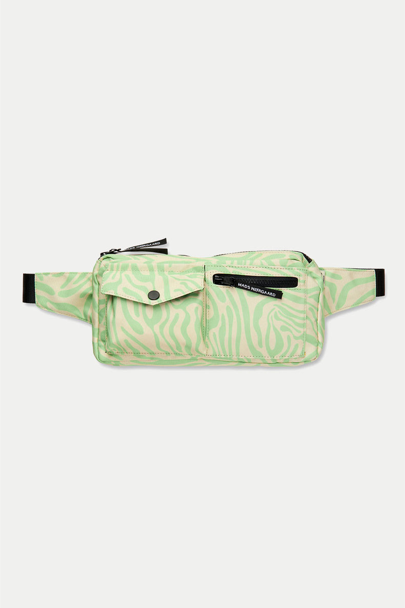 Zebra Paradise Green Art Carni Bag