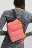 Shell Pink Recycle Fendor Crossbody Bag