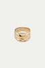 Gold Polly Sayer Chunky Tidal Ring
