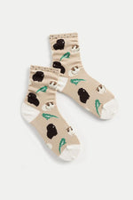 Biscotti And Tulip Crew Socks