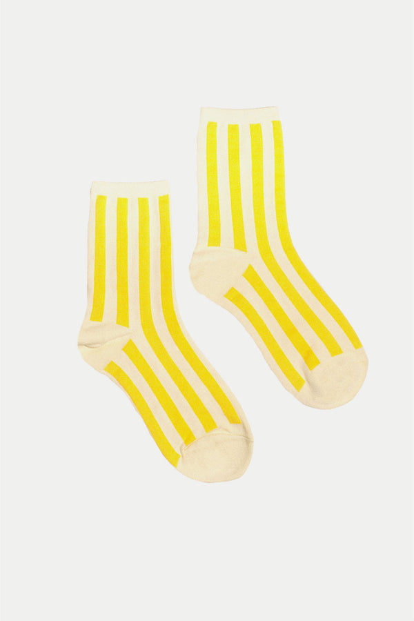 Lemon Manchester Crew Socks