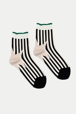 Black Elton Short Crew Socks