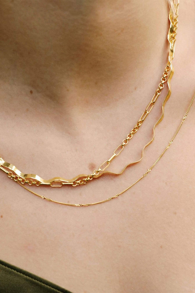 Gold Plated Estee Lalonde Forever Chain Necklace