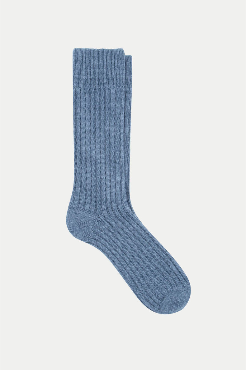 Light Blue Virginia Short Socks