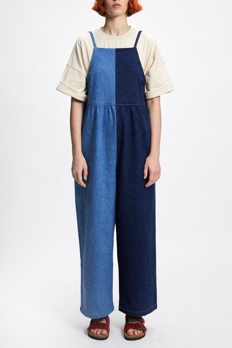 Denim Neo Bicolor Jumpsuit