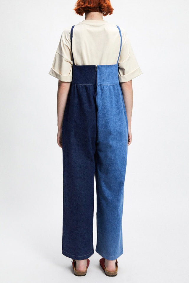 Denim Neo Bicolor Jumpsuit