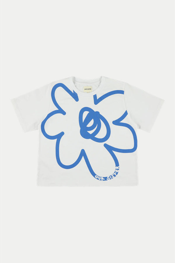 Off White All Over Flower T-Shirt