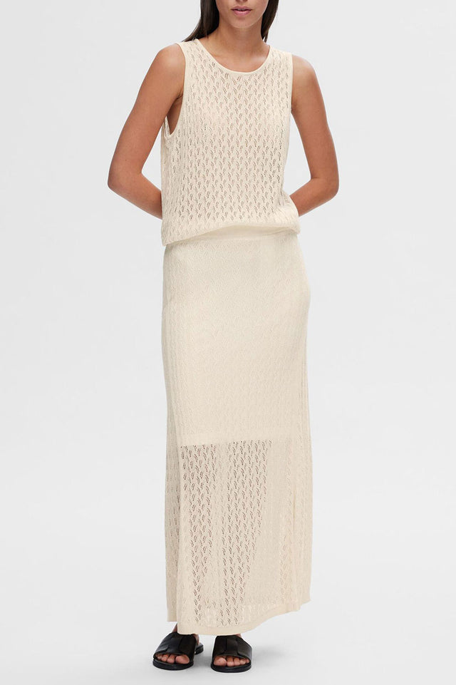 Birch Agny Long Knit Skirt